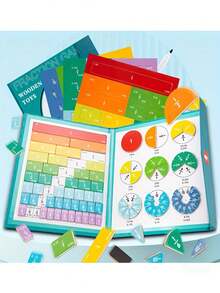 Tablero Magnético de Conteo Matemático para Niños de 3+ Años - Juguete de Aprendizaje de Descomposición de Números & Suma | Regalo STEM Montessori para Preescolares - Multicolor - Ver 5