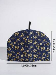1 Piece Of Vintage Floral Fabric Teapot Insulation Cover, Reusable Cloth Cover, With Colorful Plants, Animals And Geometric Patterns, Suitable For Family Gatherings, Afternoon Tea, Weddings, Housewarming Celebrations - Multicolor - View 15