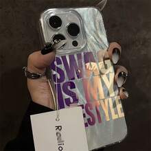 波點 SWAG 手機殼，適用於 iPhone 17、17 Pro、17 Pro Max、16 Pro、16 Pro Max、14、15、16、13、14、15、12、11 Pro Max、Plus，亮面、耐用、防刮、時尚美觀，完美禮物 - 彩色 - 查看 2