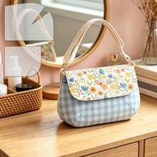 2pcs/Set Lovely Shoulder Bag Sewing Templates, DIY Fresh & Vivid Color Crossbody & Handbag Quilting Stencils, Durable Transparent PET Templates, Cutting Stencils For Quilting, Patchwork Pattern Drawing & Handicrafts, Craft Tools For Sewing Lovers - Classic - View 4
