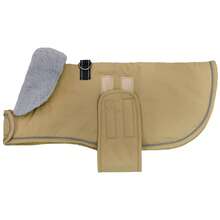 Dog Winter Jacket, Soft Fleece Vest, Reflective Easy On/Off Warm Dog Jacket, Built-In Leash Connection Ring, Puppy Snow Jacket - Camel - View 9
