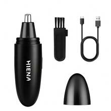 HIENA Electric Nose Hair Trimmer, USB Rechargeable Portable Nose/Ear Hair Trimmer, Low Noise Painless Facial Hair Trimmer, Suitable For Men And Women, 4 Colors Available - Nose Hair Remover - View 10