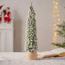 30-50cm Small Artificial Christmas Tree, Nordic Style | Holiday Tabletop Decor | Fluffy And Realistic | Winter Snow Scene Ornament | Adds Festive Atmosphere, Living Room Decoration, Christmas Decor - Multicolor - View 6