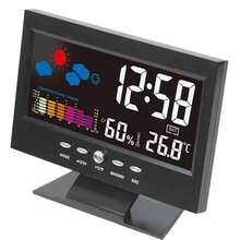 8082t Weather Clock With Color Display, Temperature - 1PC - View 9