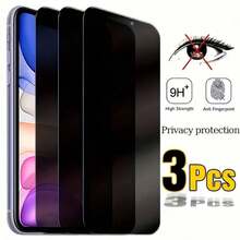 CASECOPS 3pcs/Set Anti-Peeping Tempered Glass Screen Protector, Privacy Protection, Full Coverage, Anti-Fingerprint, Anti-Drop, Anti-Scratch, Privacy Protection, Delicate Touch, Suitable For 17 Pro Max/17 Pro/17 Air/17/16 Pro Max/16 Pro/16 Plus/16/15 Pro Max/14 Pro Max/13 Plus Series - 3pcs Matte Privacy - View 39