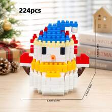 Christmas Building Blocks Set, Christmas Tree, Christmas Train, Santa Claus, Christmas Reindeer, Children's Building Blocks Set, Suitable For Home Decor, New Year Gift, Party Gift, Christmas Gift - JH Multi-color Christmas Set - View 16