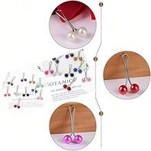 4/9Pcs U-Shaped Fixing Clips, Muslim Hijab Clips, Islamic Headscarf Accessories, Veil Decoration And Scarf Fixing Buckles - Multicolor - View 10