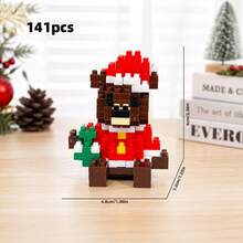 Christmas Building Blocks Set, Christmas Tree, Christmas Train, Santa Claus, Christmas Reindeer, Children's Building Blocks Set, Suitable For Home Decor, New Year Gift, Party Gift, Christmas Gift - JH Multi-color Christmas Set - View 18