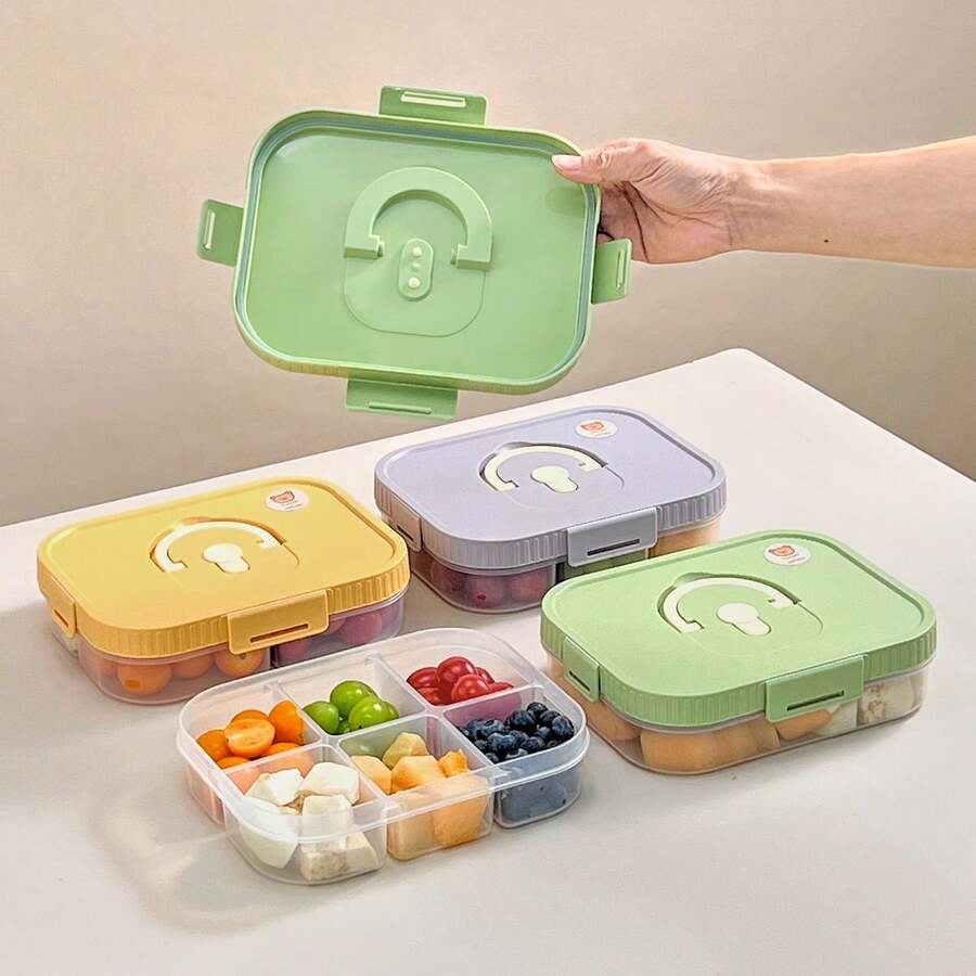 Bento Box Adult, Microwavable Divided PP Lunch Box With Lid, Leak-Proof Salad Container For Lunch, Cute Japanese Bento Box For School Student, Small Lunch Containers With Lids, Fruit Containers For Lunch Box