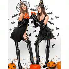 4pcs/Set Halloween Cosplay Costume Props, Cat Costume Accessories Set, Role Play Costume Props, Photo Props - Multicolor - View 6