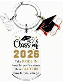 2026 Graduation Gift For Him, 2026 Graduate Keychain, College University High School Graduation Souvenir Gift For Mother, Father, Graduate And Teacher, Style And Color Randomly Distributed - Multicolor - View 9