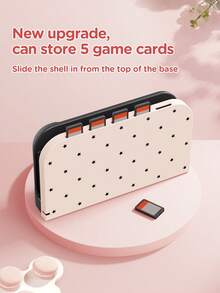 1pc Cute Polka Dot & Star Pattern Protective Case, Compatible With Switch 2nd Gen (2025), Compatible With Switch NS/Switch OLED, Switch 2 Game Console Accessory, Storage Bag, Switch Protective Case, Romantic Gift Compatible With Switch Players - Multicolor - View 20