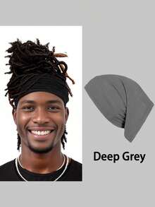 1 pieza Gorro de unicolor con diseño simple, gorro de hombre, gorro para el cabello - A - Ver 8