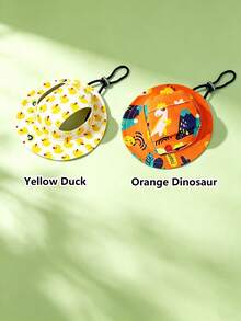 PETSIN 1pc Pet Bucket Hat,Ear-Out Anti-Fall Adjustable Sun Hat,Avocado,Small Dogs&Cats,Cute Party Costume,Pet Gift - Multicolor - View 10