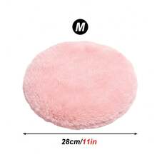 1pc Round Plush Comfortable Pet Resting Pad, Plush Round Pet Sleeping Mat, Warm Habitat Cushion, Soft Pet Sleeping Bed, Suitable For Hamsters, Guinea Pigs, Rabbits, Ferrets, Autumn/Winter Indoor Cage Resting Area Decor - View 12