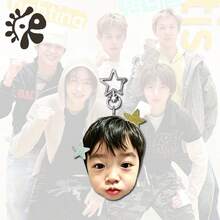 CORTI/S Men's Group Star Buckle Keychain KEONHO JUHOON JAMES Childhood Cute Pendant Backpack Accessory Fan Support Essential Birthday Gift For Best Friend - Multicolor - View 4