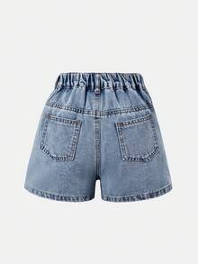 Women's Denim Shorts, Summer Fashion New Arrival - Blue - View 2