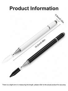 3-Function Magnetic Stylus Pen, Multi-Purpose Sensitive Screen Writing And Sketching Tool, Universal Responsive Input Pen, Suitable For Smartphones And Touchscreen Tablet Devices - Type a - View 4