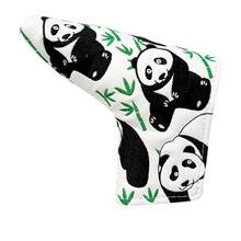 Sarung Kepala Stik Golf Panda Lucu, Sarung Putter Golf; Aksesori Golf; Bahan Tahan Lama Cocok Untuk Stik Golf Terbaik Anda - Putih - View 8