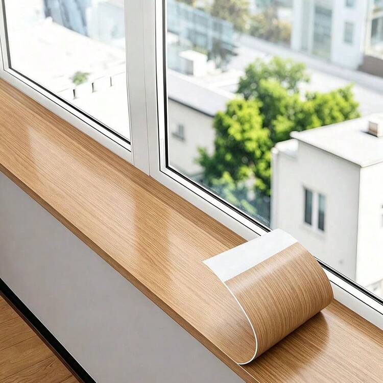 28pcs Wood Grain Self-Adhesive Waterproof Baseboard Trim, Self-Stick Wall Sticker For Bathroom, Stairs, Side Wall Corners, Concealment Floor Line - DM Skirting Board - View 9