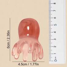 Cute Octopus Head Massager, 8-Tentacle Portable Manual Scalp Massage Tool, For Head Relaxation And Facial Care, Deep Tissue Massage Comb, Suitable For Home, Travel, Spa, Student Daily Use, Head Massager, Scalp Massager, Massage Tool - Multicolor - View 1