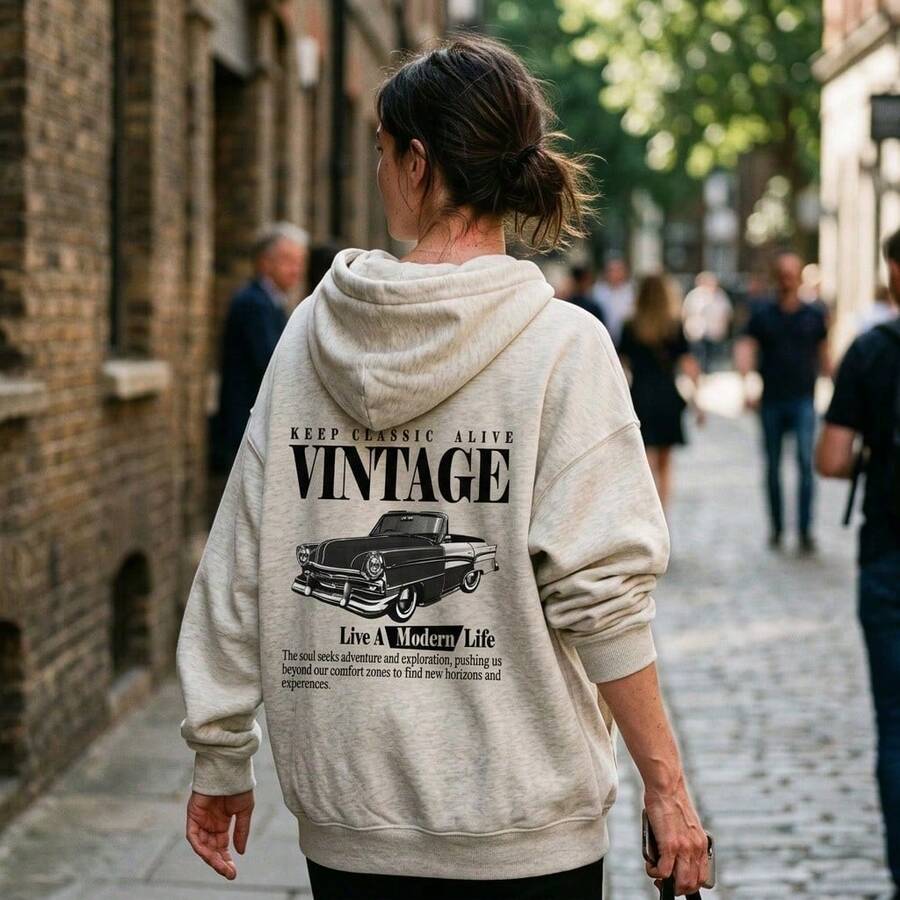 Women Sweatshirts & Hoodies - Hegrau 4 - 查看 1