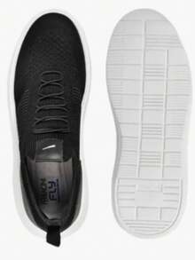 Tênis Masculino Casual Tecido Ferracini 8289-695A - Preto - Visão 2