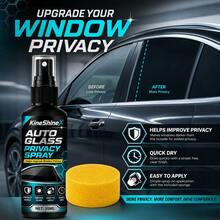 30ml Car Glass Privacy Spray, Reduces External Visibility And Protects Privacy. Anti-Glare Fast-Film For Car Windows. Provides Interior Protection And Modification Service For Car Owners. Car Window Privacy Protection Spray Product - Black - View 1