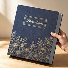 1 Photo Album For 4*6inch Photos, Large Capacity, Full Landscape Pocket Design, 6 Inch 200 Photos, Suitable For Storing Travel Scenery And Family Gatherings - 1PC - View 7