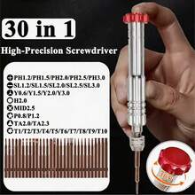 31pcs Precision Screwdriver Bit Set, Torx And Screwdriver Maintenance Tool Kit For IPhone Phone Opening - Screwdriver Set - View 4