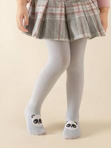 1/4 Pairs Spring/Autumn New Baby/Girl Footed Socks/Tights, Cartoon Cute Panda/Koala/Bear/Tiger Pattern Decoration, Skin-Friendly Comfortable Soft Fashion Versatile Dance Sports Base Socks, Suitable For Spring/Autumn Daily Wear Or Holiday Gifts, Multiple Combinations Available - Multicolor - View 13