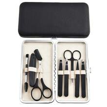 8-In-1 Eyebrow Grooming Set, Precision Facial Hair Tweezers Kit With Eyebrow Scissors, Facial Razor, Eyebrow Brush And Portable Storage Bag, Women's Daily Hair Removal Beauty Tools - Multicolor - View 11