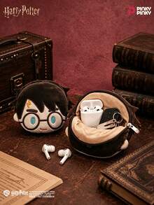 Harry Potter Bag Charm Keychain, Cute Character Coin Purse, Earphone Storage Bag, Random Style, Daily Halloween Christmas Birthday Gift, Suitable For Students And Women - Multicolor - View 7