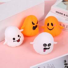 1pc High Quality Rebound Soft Pumpkin Little Devil Stress Relief Toy Prank Decoration Unique Birthday Gift - Holiday Gift - Perfect Gift - Gift - Multicolor - View 2