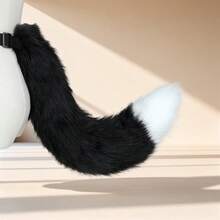 Fox Tail Halloween Handmade Cat Tail Cosplay Party Prop - Multicolor - View 1