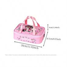 1pc Lunch Bag, Lunch Box Bag, Thermal Insulation Bag, Lunch Bag, Large Capacity, Cute Cartoon, Portable, Reusable, Durable Nylon Fabric, Thermal Insulation, Fresh-Keeping And Back-To-School Must Be Suitable For Students To Go To Work. - View 2