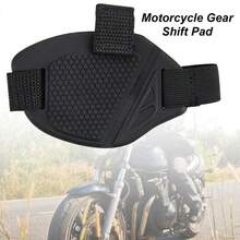 1pc/2pcs Black Motorcycle Gear Shift Protector Shoe Cover, Riding Gear Shift Lever Pad, Honeycomb Design Gear Shift Shoe Cover - A - View 6