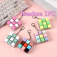 Mini Mechanical Keyboard Keychain Solid Color 9-Grid DIY Stress Relief Button Toy Pendant Creative 9-Grid Fidget Toy Keychain DIY Solid Color Mini Mechanical Keyboard Stress Relief Pendant Creative Solid Color 9-Grid DIY Keychain Mini Mechanical Keyboard Stress Relief Button Toy Pendant Solid Color 9-Grid Stress Relief Button Toy | Mini Mechanical Keyboard DIY Keychain Pendant DIY Creative 9-Grid Mechanical Keyboard Keychain Solid Color Stress Relief Button Small Toy Pendant - Multicolor - View 10