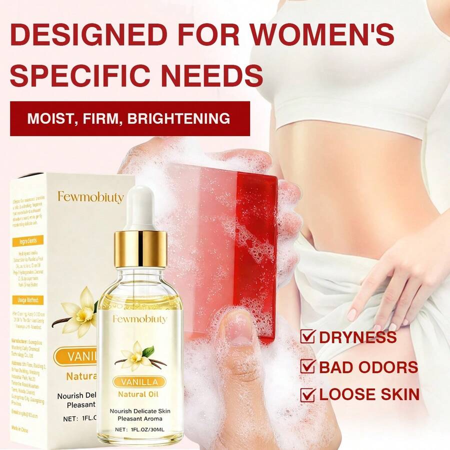 30ml Intimate Essential Oil, 100g Intimate Soap, Plant Extract, Firming And Moisturizing Intimate Area, Improving Laxity And Dullness, Returning To Youthful Days, Personal Health Care