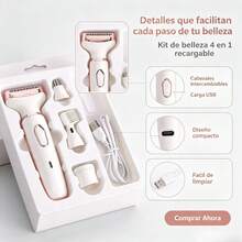 Cabezales intercambiables, múltiples funciones en un solo dispositivo - Negro - Ver 2