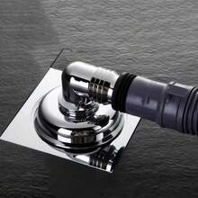 90‑Degree Washing Machine Drain Elbow Connector, Anti‑Overflow Anti‑Odor Sewer Pipe Adapter, Drain Hose Sealing Fitting, Durable Household Drainage Accessory For Bathroom & Laundry Room Washer - Multicolor - View 4