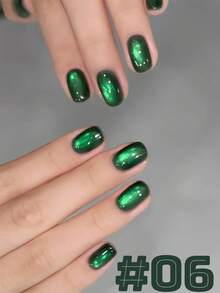 MISS SHAKA 10ml Summer Autumn Nails Halloween Nails High-Dentisy Blue Gold Red Glass Bead Cat Eye Gel Nail Polish Time Flower Sequence 10 Colours A Set Of Bright Multi-Colour Nail Polish Gel Whitening Popular Versatile Nail Salon Home DIY Nail Supplies - Multicolor - View 7