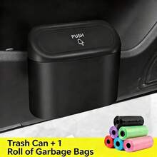 Car Trash Can Mini Storage Bag, With Lid Multi-Function Seat Side Hanging Storage Organizer Bag, Upgraded Thickened Mini Desktop Trash Can, Multi-Function Storage Box, Leak-Proof Lid, Suitable For Car, Office, Living Room, Multiple Colors Available - Multicolor - View 14