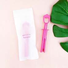 1pc Women's Tampon Applicator Tool, Microwave Cup Sterilizer Pusher, Placement Tool, Also Suitable For Placing Tampons, Y-Shaped And Cylindrical - Multicolor - View 10