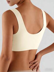 5pcs, EssElegance, Bra, Wireless, Comfortable, Push-Up, High Elasticity, Breathable - Multicolor - View 2