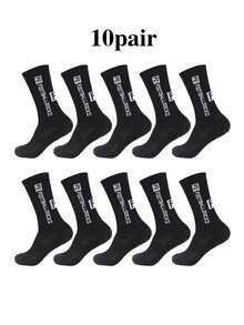 1/3/4/10 Pairs FS Pattern Football Socks, Shock-Absorbing Comfortable Durable Sports Socks, Suitable For Outdoor Fitness Basketball - Multicolor - View 7