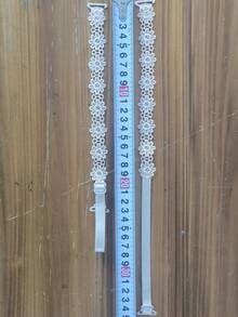 1/3 對蕾絲內衣肩帶替換件，可調節花卉裝飾肩帶，適用於細肩帶背心、洋裝、露肩上衣，適合日常疊穿與夏季穿搭造型 - 太陽花 - 查看 8