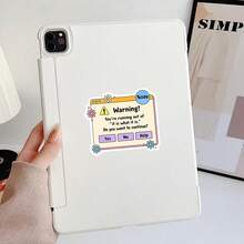 3Inches 1PC Warning It Is What It Is Sticker Cute Note Window Funny Quote Decal Mental Health Humor Gentle Sarcasm Reminder For Laptops Water Bottles Notebooks Journals Cups Lockers Students Teachers Workers Creatives - Multicolor - View 7