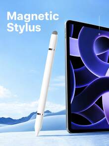 3-Function Magnetic Stylus Pen, Multi-Purpose Sensitive Screen Writing And Sketching Tool, Universal Responsive Input Pen, Suitable For Smartphones And Touchscreen Tablet Devices - Type a - View 6