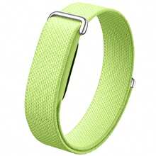 Compatible With Google Air Sports Band Tracker No-Screen Health Woven Air Hook And Loop Strap Loop Nylon Band Adjustable Soft Breathable Strap Woven Nylon Band Suitable For Women Men Students - Green - View 3